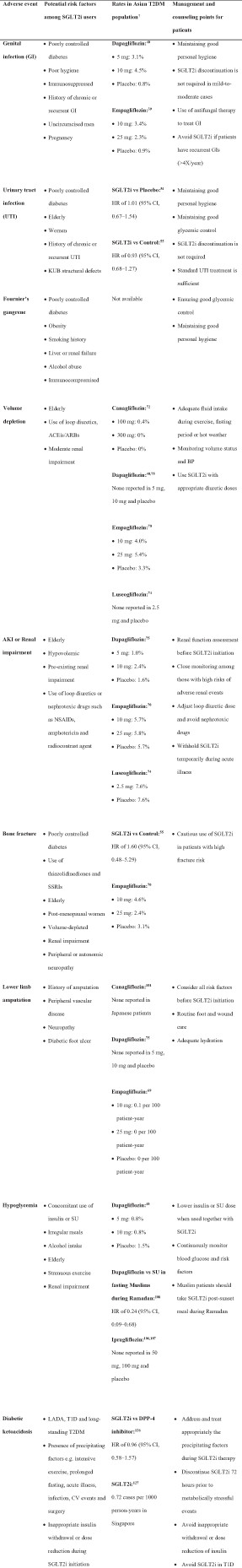 Safety of sodium–glucose cotransporter 2 inhibitors in Asian type 2 diabetes populations