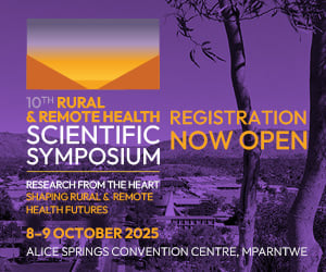 Promotional image for  10th Rural and Remote Health Scientific Symposium